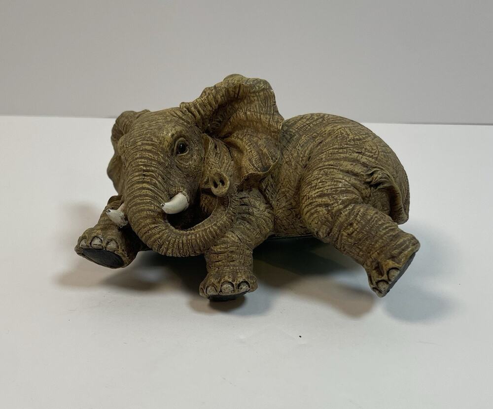 Toscano Ernie the Elephant Shelf Sitter Sculpture 5.25” *Read Description